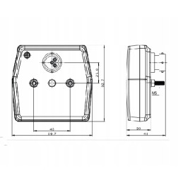 LED priekinis žibintas 12v 2 funkcijos, padėtis, kryptis