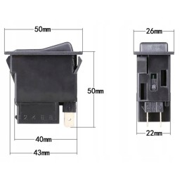 Avarinių žibintų jungiklis