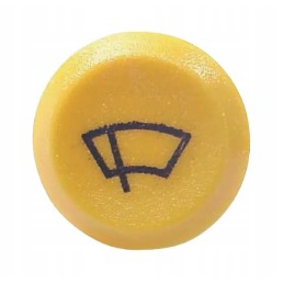 Priekinio stiklo valytuvo mygtuko jungiklis, apvalus geltonas