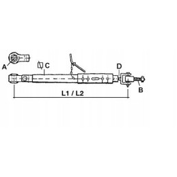 Šoninis stabilizatorius new holland t5000 korpusas jx 4712