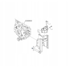 Prikabinimo rėmas new Holland t4 t5 48084321 84489553
