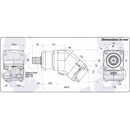 Hidra kelių stūmoklių siurblys 80 nuožulnus Binotto MDS80