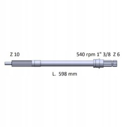 PTO volas masssey ferguson l598 1867085m91