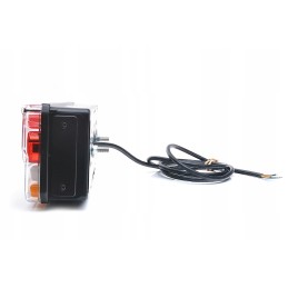Kombinuotas galinis žibintas w171l 12 24v led ro mašina