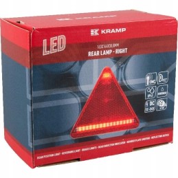 Trikampis, 5 kontaktų dešinysis galinis LED žibintas