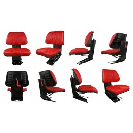 Sustiprinta pasvirusi sėdynė traktoriui MF 255