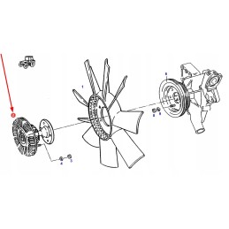 G816200040011 variklio ventiliatoriaus visko sankaba