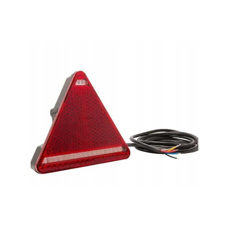 LED galinis žibintas, stačiakampis, 12 24v