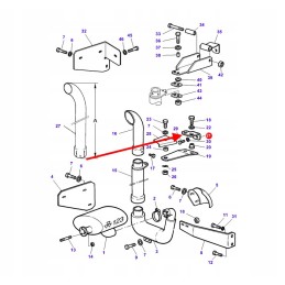 3713780m3 išmetimo sistemos montavimas