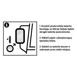 Apvalus veidrodis, panoraminis papildomas veidrodis