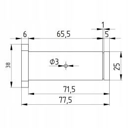 Vairo stiprintuvo pavaros kaiščio korpusas 5111572