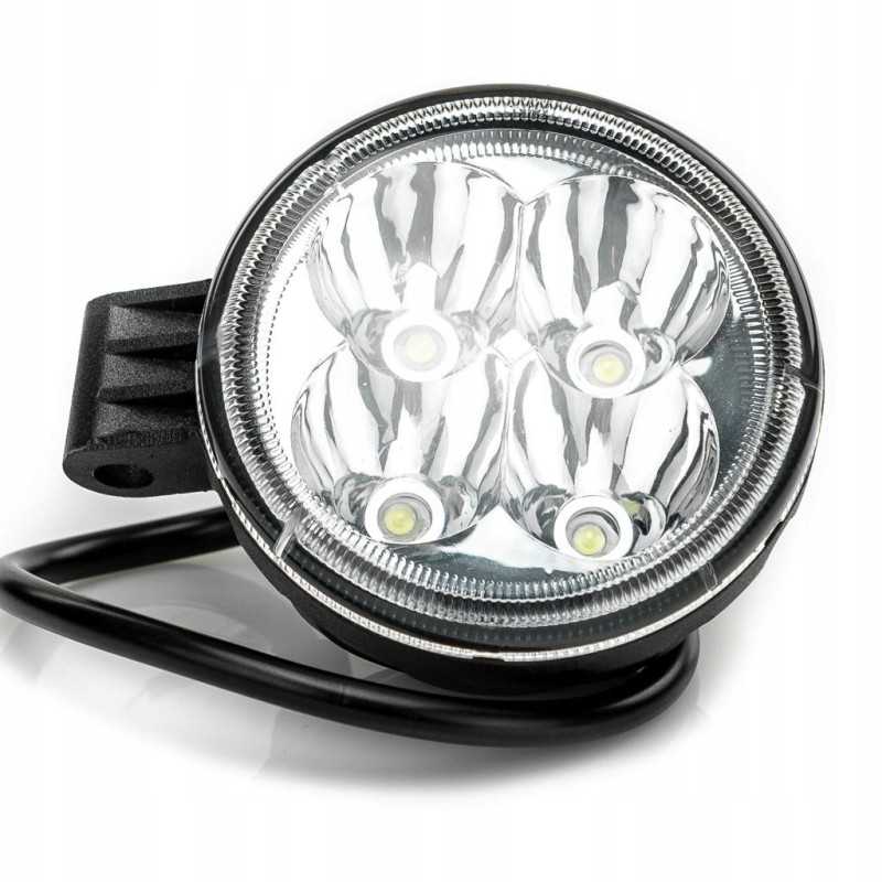Apvali LED darbo lempa 12 24v 693led0094