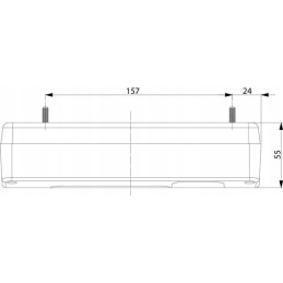 Stačiakampis kairysis kombinuotas galinis žibintas la45015 gop