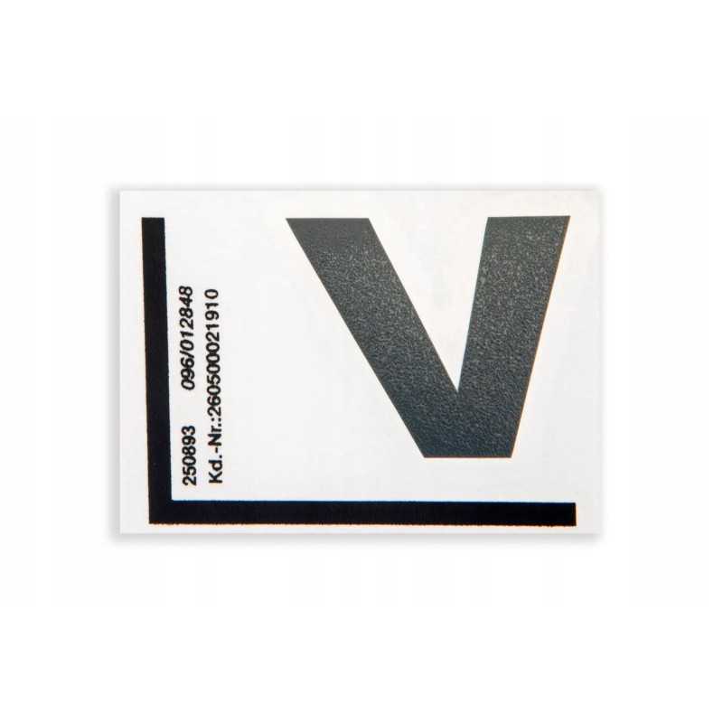 260500021910 dešiniojo gaubto lipdukas