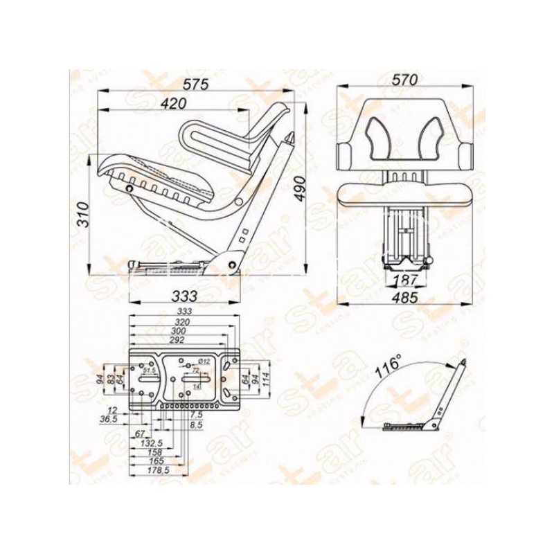 John Deere sėdynė skirta Jo traktoriams