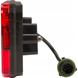 Stačiakampis kombinuotas galinis žibintas, 7 kontaktų, kairysis, LED