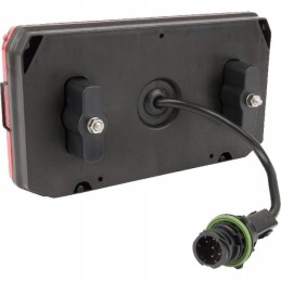 Stačiakampis kombinuotas galinis žibintas, 7 kontaktų, kairysis, LED