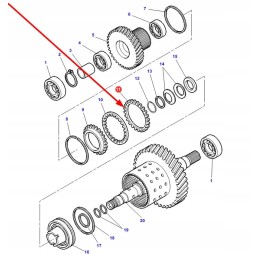 3779323m2 sankabos krepšelio diskas d 132 mm