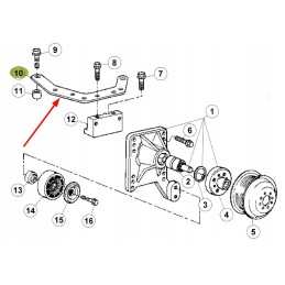 6005022777 įtempiklio laikiklis