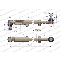 Vairo traukė 406mm AL39021W Warynski