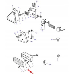 3781444m92 kairysis galinis žibintas