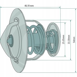 New Holland Fiat New Holland termostatas 04569187
