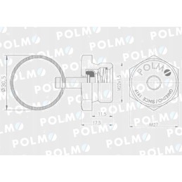 Traktoriaus priekabos oro bako išleidimo anga 2