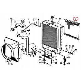 Radiatoriaus sklendė sukomplektuota c 330 42290080 gamintojui