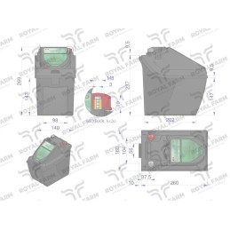 Elektrifikatorius 0 5j, maitinamas baterijomis, universalus