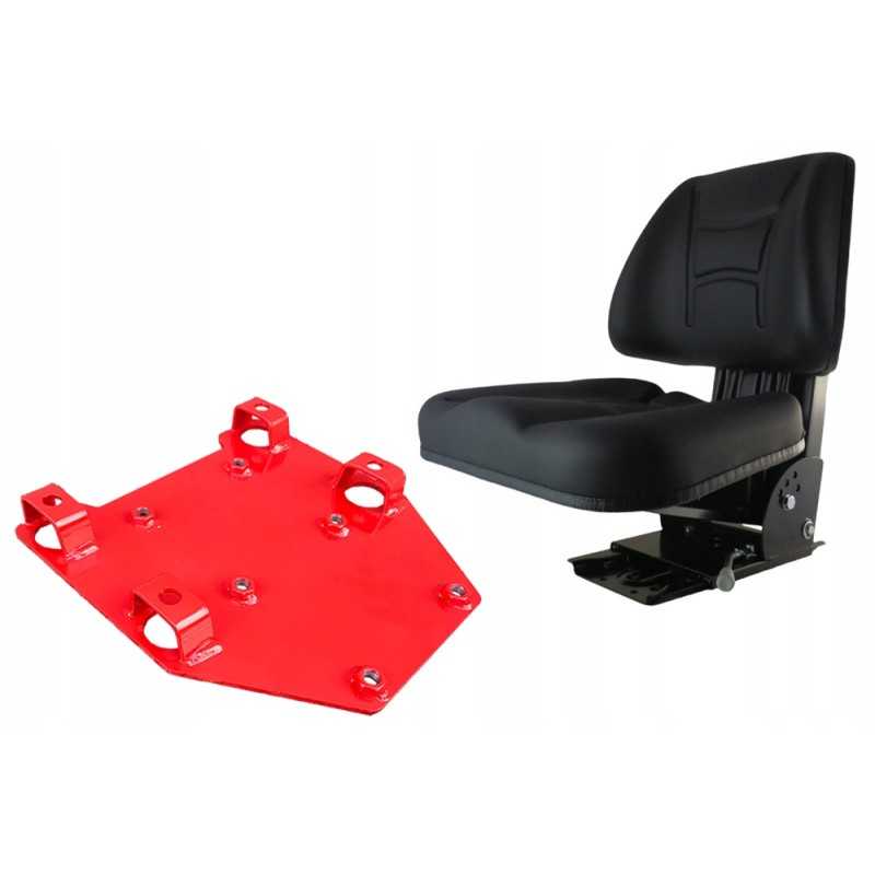 Patogi sėdynė su atrama traktoriui C 360