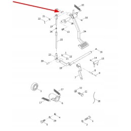 Gbt882 b10x30 a3l fiksavimo kaištis 10x30 mm