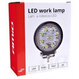 Halogeninė darbo lempa, LED prožektorius, E9 patvirtinimas