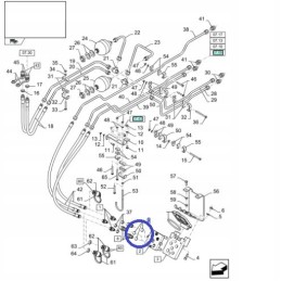 Hidraulinis sandariklis 47465268 new holland cnh