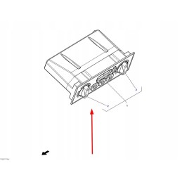 Acw017122b oro kondicionavimo valdymo pultas