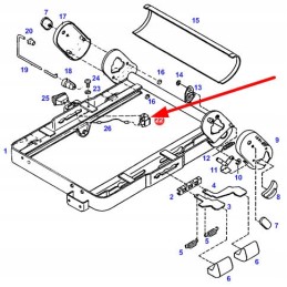 F385500030770 sėdynės rėmo vožtuvas