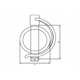 Slp645gp vamzdinis kaištis, cinkuotas, 6x45 mm