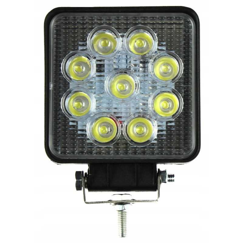 Darbinė lempa 9 LED halogeninė 9 36v, labai galinga