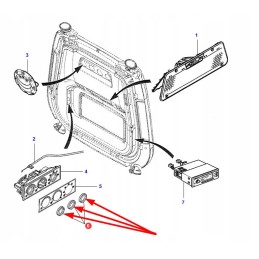 Va262256 valdymo pulto rankenėlė