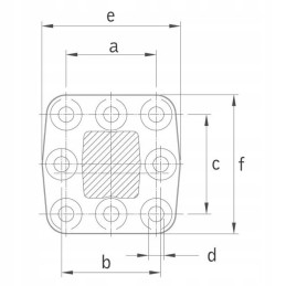 Vilkimo kilpa, prisukama kablio kilpa 100x110mm