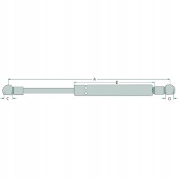 Dujinė pavara galiniam stiklui nh t 3040 9977529