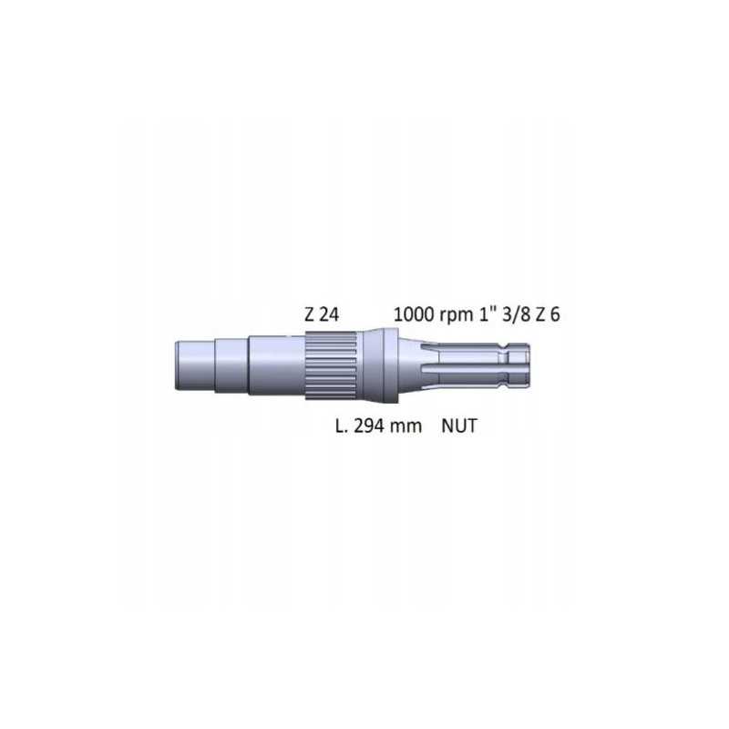 Kardaninis velenas Massey Ferguson l294 1 3 8 z6 z24