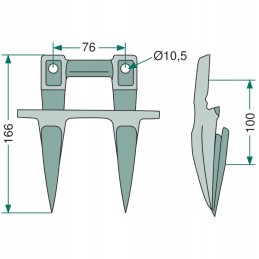 Dvigubas durtuvas 52511113060236 00