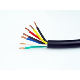 Priekabos elektros kabelio kabelis 7 gyslų x 1 5mm2