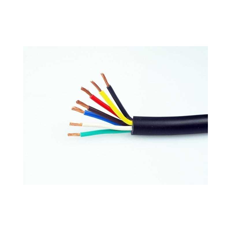 Priekabos elektros kabelio kabelis 7 gyslų x 1 5mm2