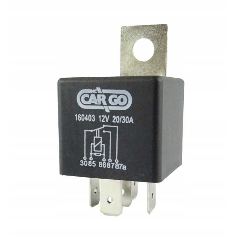 Perjungimo relė su rezistoriumi 12v 20 30a