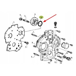 Ct6005023400 sandarinimo žiedas claas