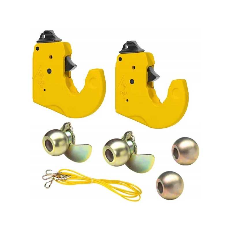 Apatinės trauklės sukabinimo kablys, komplektas uhks, tipas c1 ka