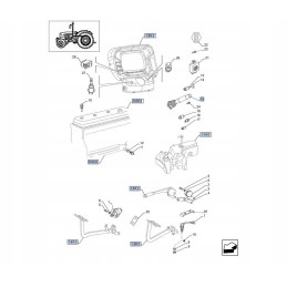 Šviesos jungiklis naujas holland korpusas 5089705 cnh