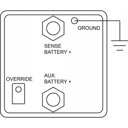 Akumuliatoriaus izoliatorius žemės ūkio mašinoms 12v