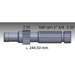PTO volas John Deere l 244 5 z33 z20 540 r122910